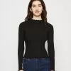 Monki Longsleeve - Metallic Black -Monki Verkoop 96f91b0b59e94f81bbfb6913198cce16