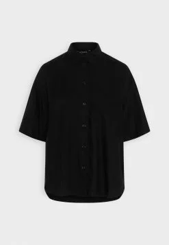 Monki Overhemdblouse - Black Dark -Monki Verkoop 98de4f179c3b46e2879eaa3dbe306d0c