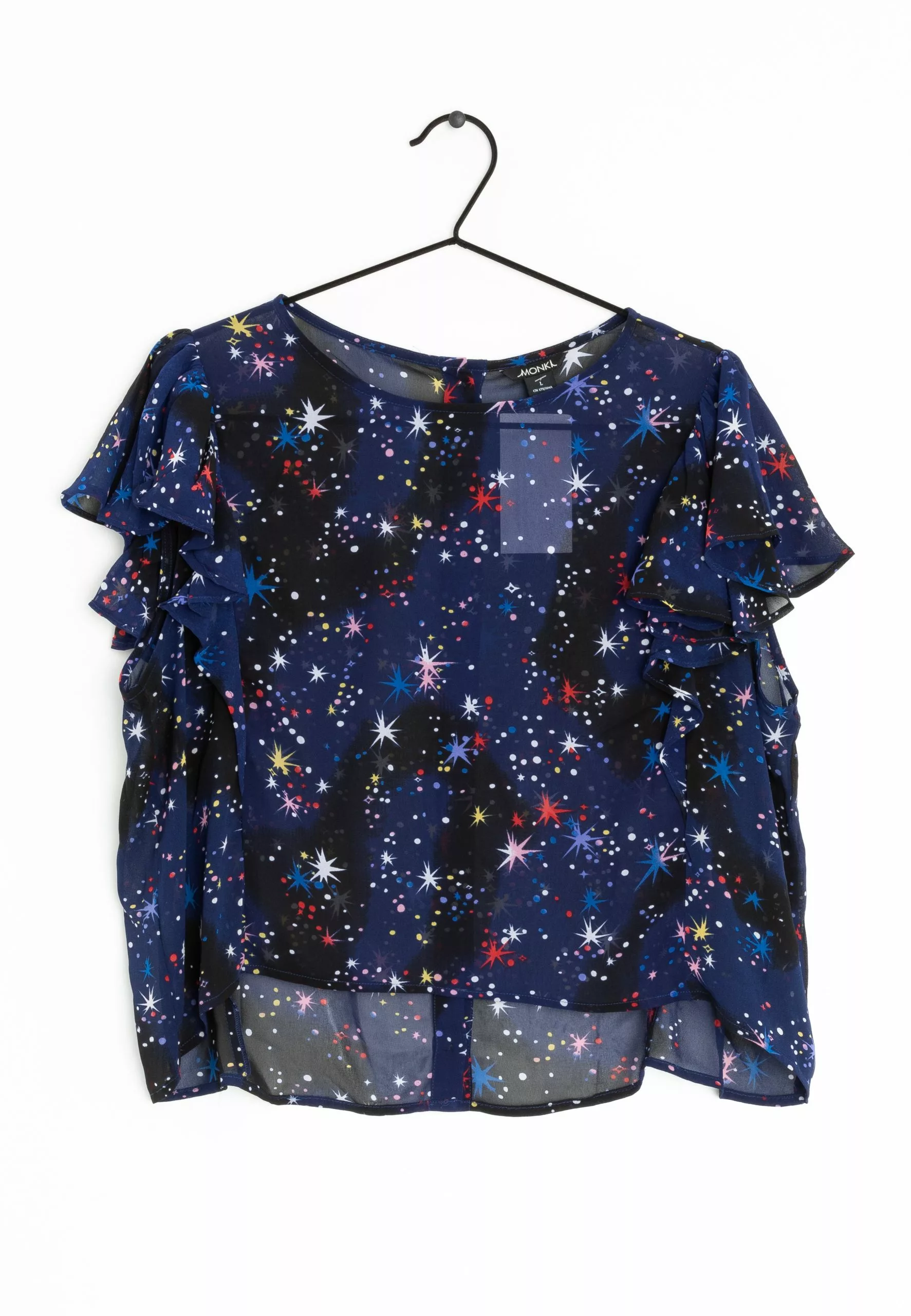 Monki Overhemdblouse - Blue 4 Monki Overhemdblouse - Blue - Afbeelding 2