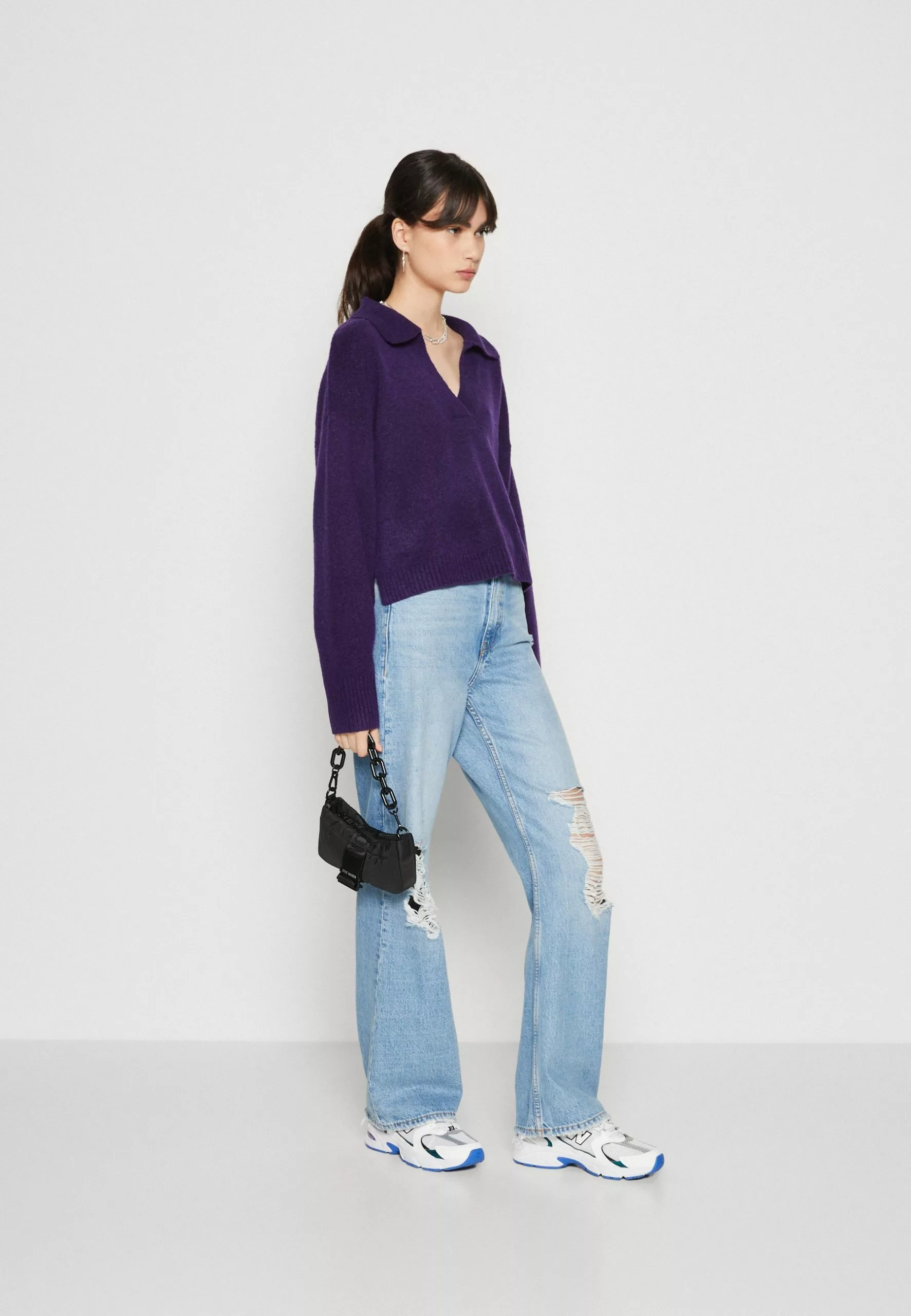 Monki Trui - Purple 4 Monki Trui - Purple - Afbeelding 2