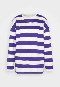 Monki Longsleeve - Off White/Big Purple -Monki Verkoop 9c1a7d4bc354425fb59ef4a0acdb6b11