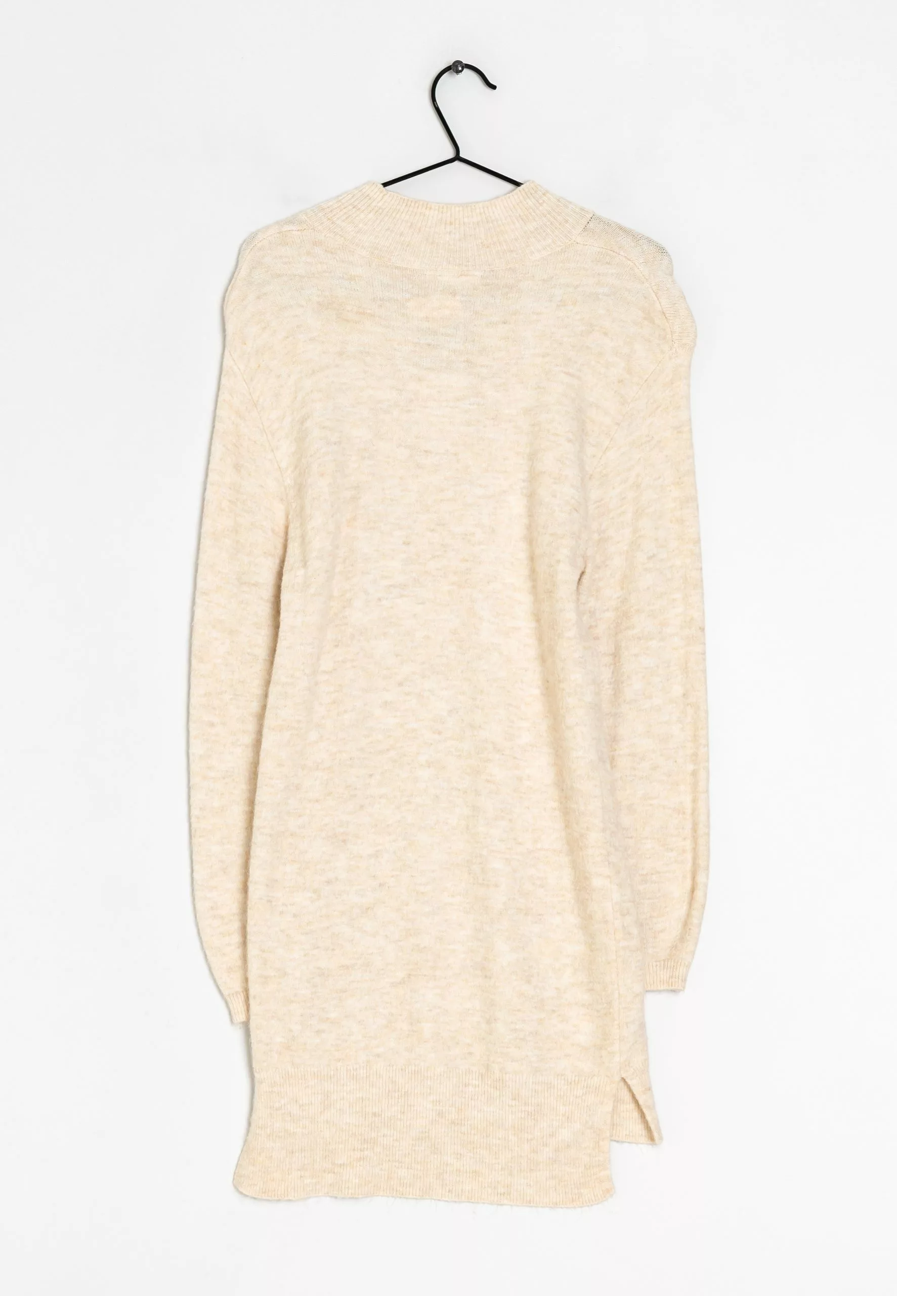 Monki Gebreide Jurk - Beige 4 Monki Gebreide Jurk - Beige - Afbeelding 2