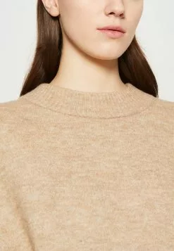 Monki Gebreide Jurk - Beige Medium Dusty Melange -Monki Verkoop 9ebe8a63fbed4d189c14396271729a9a