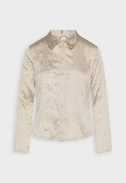 Monki Overhemdblouse - Beige Dusty Light -Monki Verkoop 9fbdb5647ae44420a2357b34f57189ea