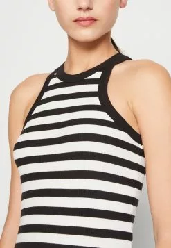 Monki Top - White Light/Black And Green Khaki -Monki Verkoop a8641036a8544e999e5c64f790881fe9