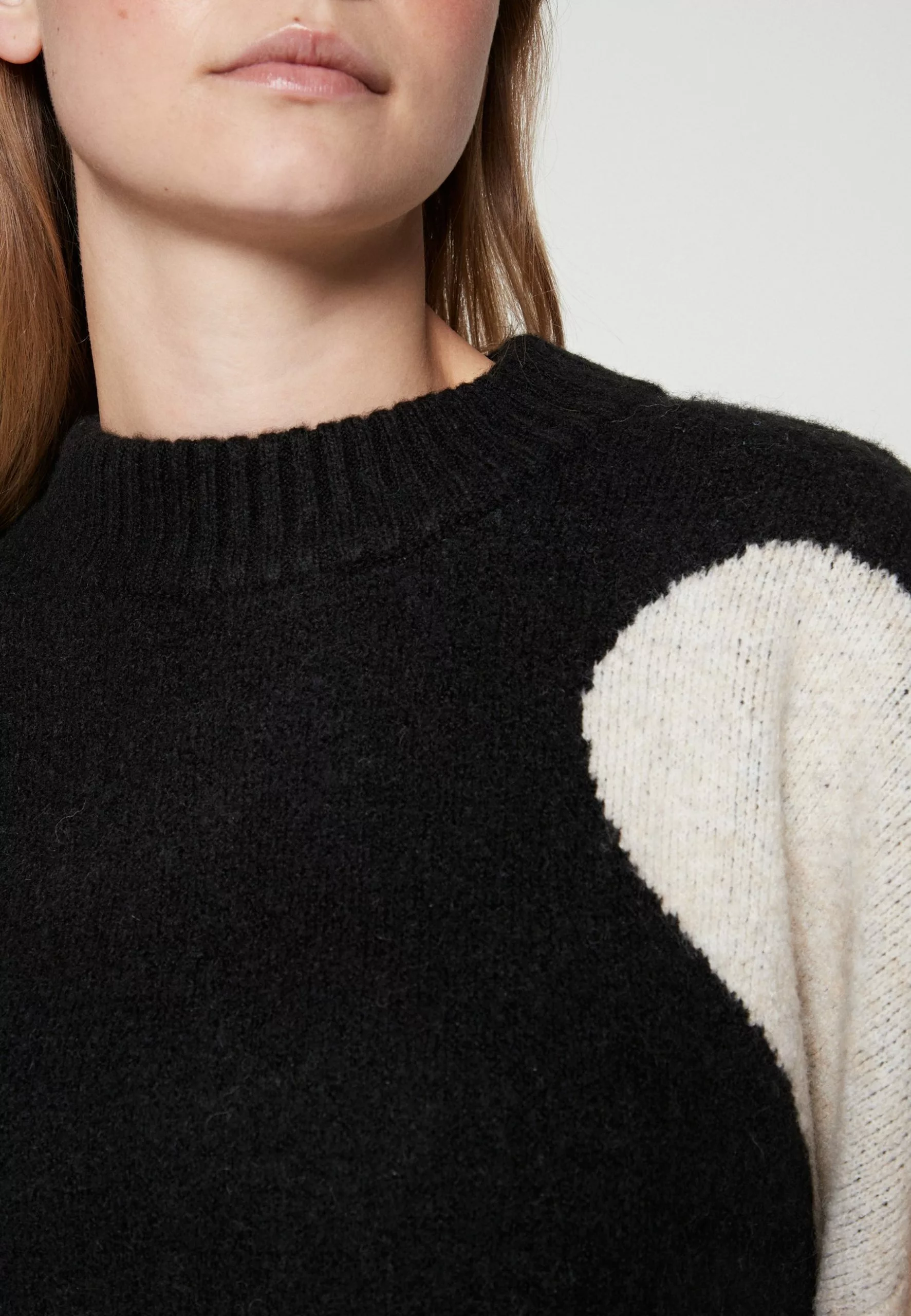 Monki Trui - Beige Melange 8 Monki Trui - Beige Melange - Afbeelding 6