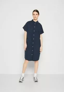 Monki Blousejurk - Blue Medium Dusty