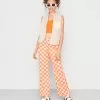 Monki 2 Pack - Top - Orange/White