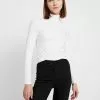 Monki Vanja Top Urgent - Longsleeve - White Light Solid White -Monki Verkoop accf091c1834479a9d093b6ef41757ff