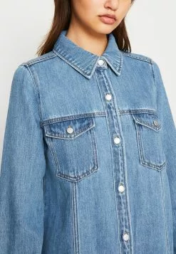 Monki Spijkerjurk - Blue Medium Dusty -Monki Verkoop b134d64f89c9436bb5a5835b82369873