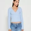 Monki Longsleeve - Blue Light -Monki Verkoop b20470669fed418d87a5c75508781ae9