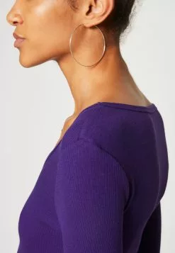 Monki Longsleeve - Dark Purple -Monki Verkoop b45cb8f50d5c466b95bc31735cc2fe2d