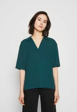 Monki Poloshirt - Green Dark