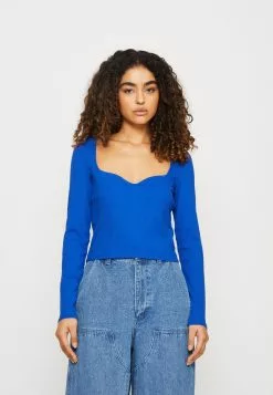 Monki Longsleeve - Blue Bright Solid