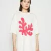 Monki T-Shirt Basic - Pink/Off-White -Monki Verkoop c4d0258107e04c6da86f8bcad8fd6594