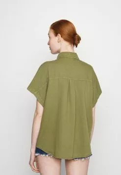 Monki Overhemdblouse - Green 10 Monki Overhemdblouse - Green -Monki Verkoop c66c919a437d4b1baa78e2bac067c285