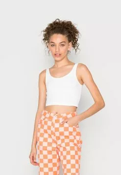 Monki 2 Pack - Top - Orange/White -Monki Verkoop caea95a916d14087bc6a7eb4a28c7cbd