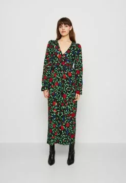 Monki Maxi-Jurk - Pomegranate