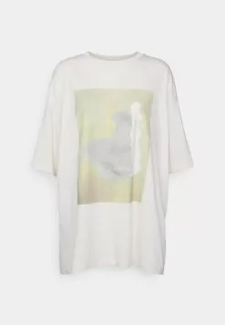 Monki T-Shirt Basic - White Dusty