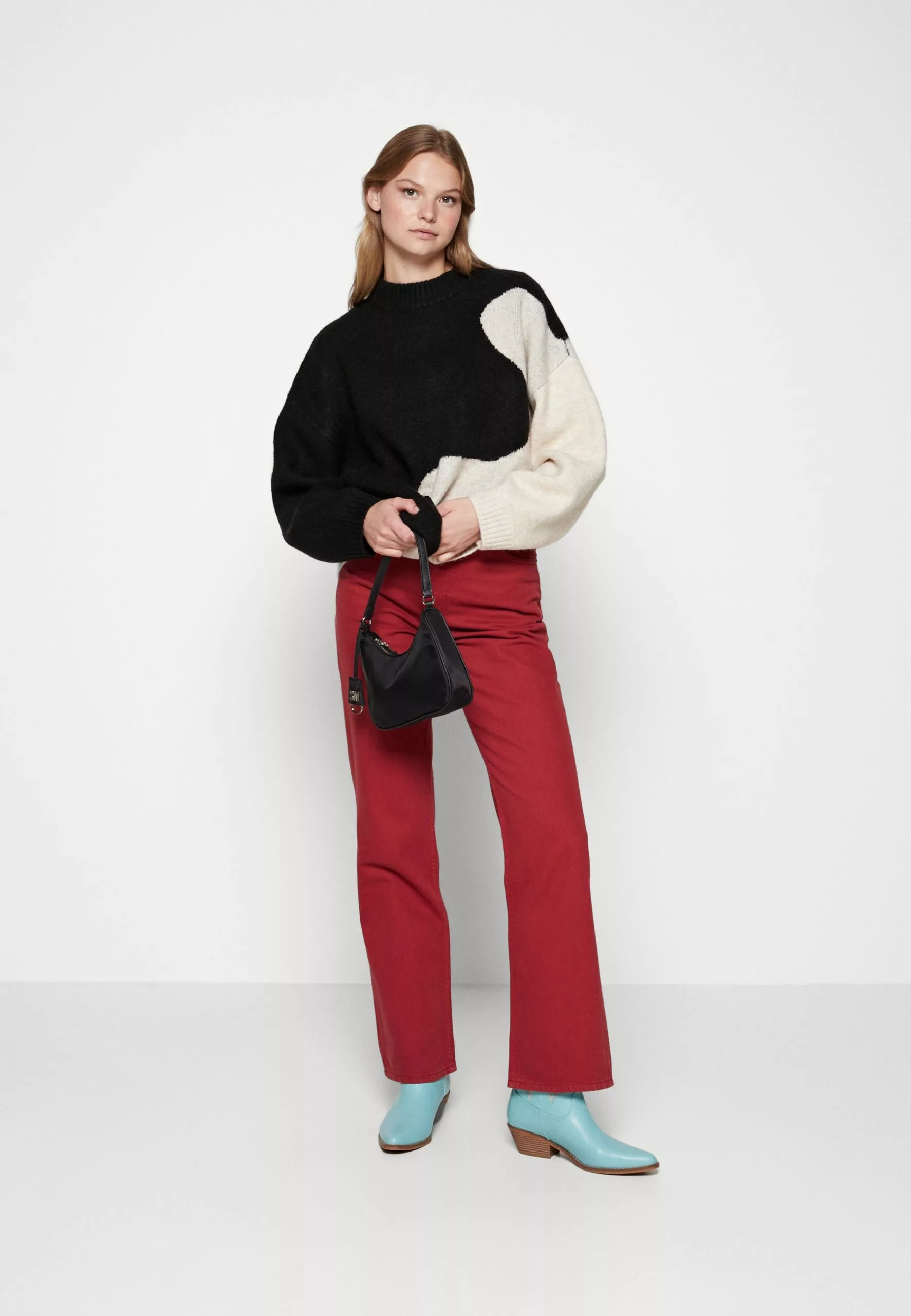 Monki Trui - Beige Melange 4 Monki Trui - Beige Melange - Afbeelding 2