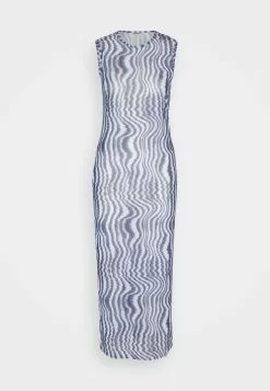 Monki Maxi-Jurk - Blue -Monki Verkoop d9fc5d2890a54c7f8c1f117b115766af