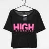 Monki T-Shirt Print - Black -Monki Verkoop db0021b779c74f56839b08eebd17a537