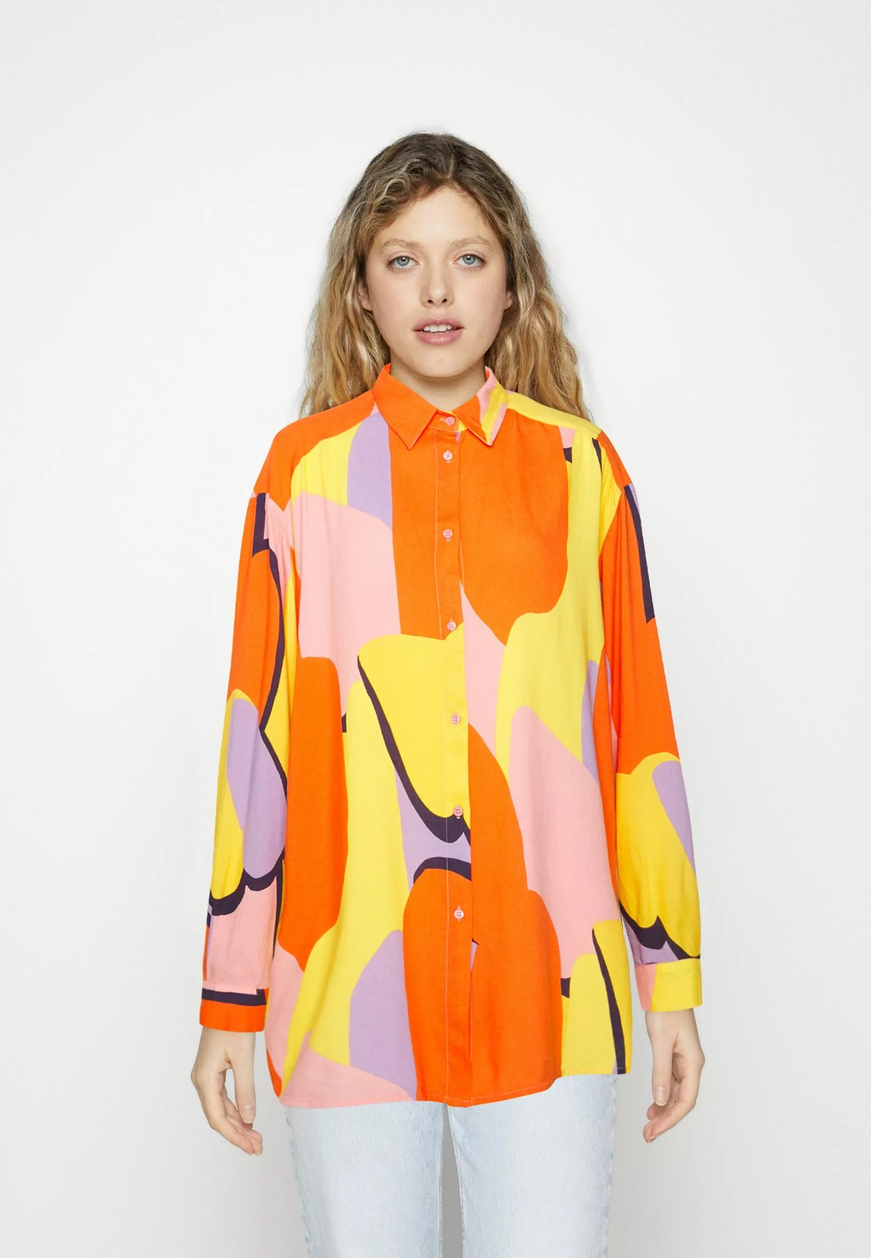 Monki Overhemdblouse - Multicolor 3 Monki Overhemdblouse - Multicolor