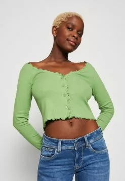 Monki Longsleeve - Green 10 Monki Longsleeve - Green -Monki Verkoop e4531f0b3c394e178f989e89bc11d8c6