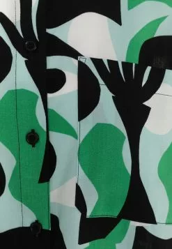 Monki Overhemdblouse - Turquoise/Light Green -Monki Verkoop eaa6c8709b0946fd92210bd03dea0050