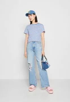 Monki 2 Pack - T-Shirt Print - Green/White