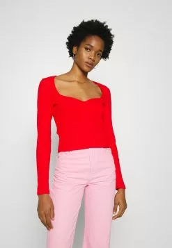 Monki Longsleeve - Red Bright
