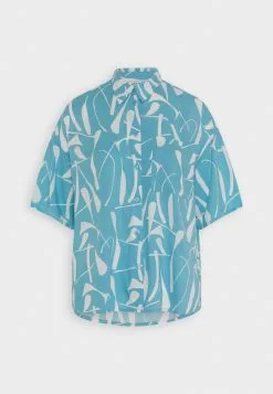 Monki Overhemdblouse - Blue Medium -Monki Verkoop fecb00eeedff456c8888eb8bbe99da2d